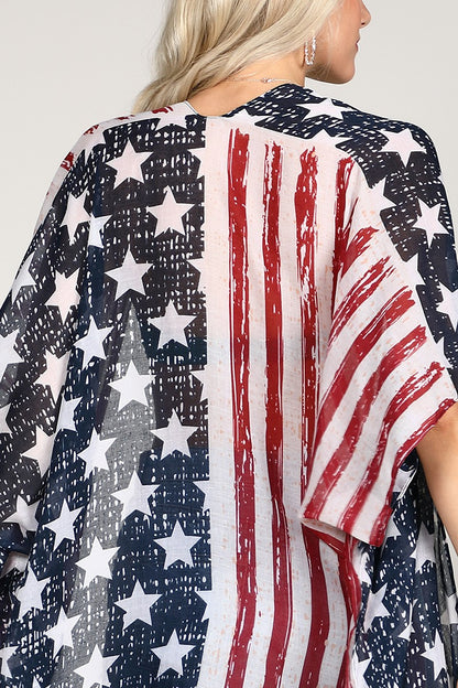 American Flag USA Kimono