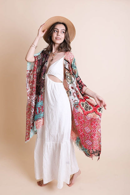 Bohemian Kimono Cardigan