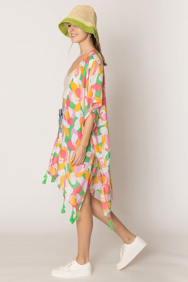 What A Spring Day Kimono with Tassel