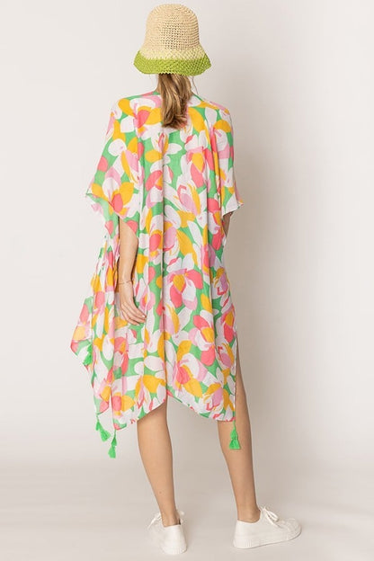 What A Spring Day Kimono with Tassel