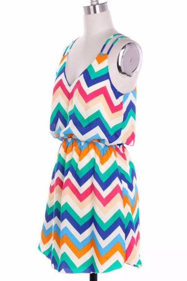 chevron dress summer dresses for women - Bean Concept - Etsy