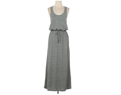 Basic Gray Maxi Dress