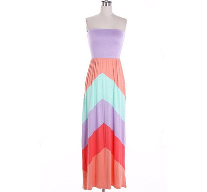 The Fun Geometric Maxi Dress