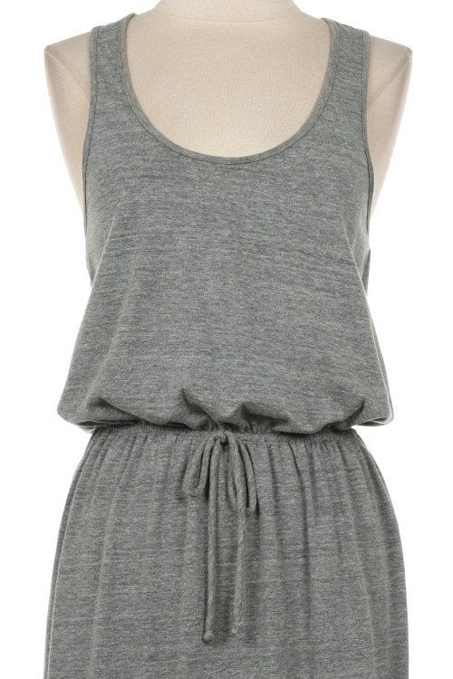 Basic Gray Maxi Dress