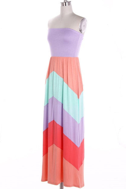 The Fun Geometric Maxi Dress